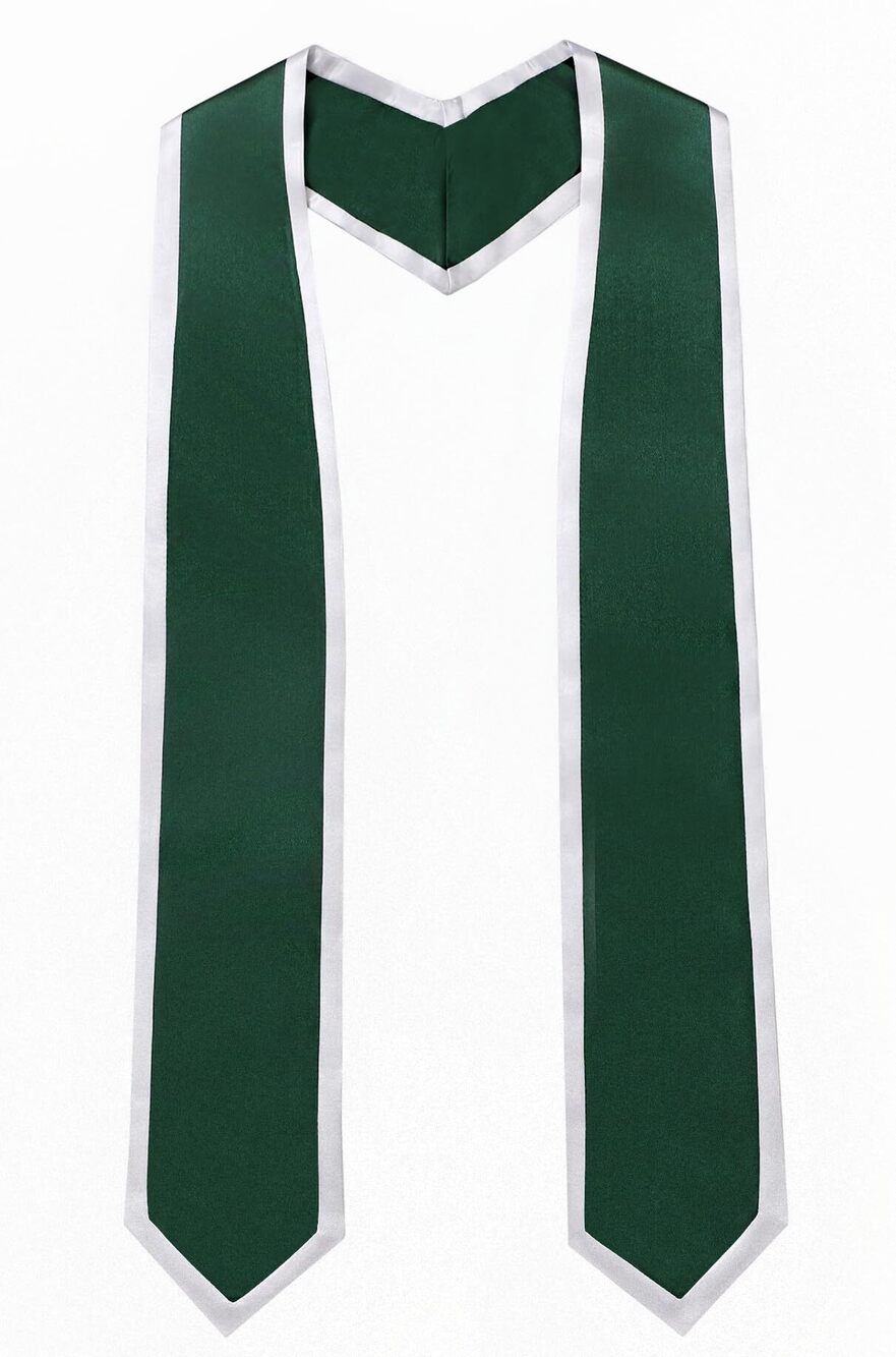 3748 Unisex Adult Graduation Honor Stole Classic End With Trim 72" Long